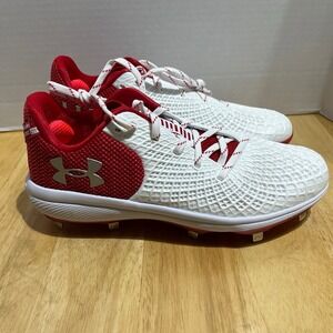 Under Armour Glyde 2 MT Metal Softball Cleats Women's 11.5‎ Red Athletic Sport